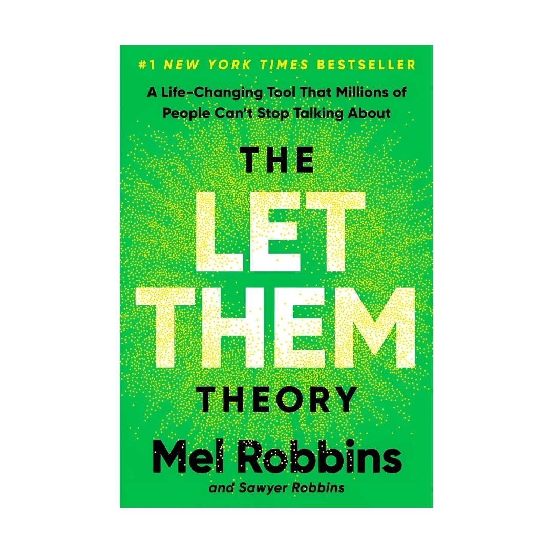 The Let Them Theory motivational poster for entrepreneurs, featuring bold text and a silhouette with a speech bubble saying ‘Let Them’