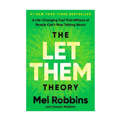 The Let Them Theory motivational poster for entrepreneurs, featuring bold text and a silhouette with a speech bubble saying ‘Let Them’