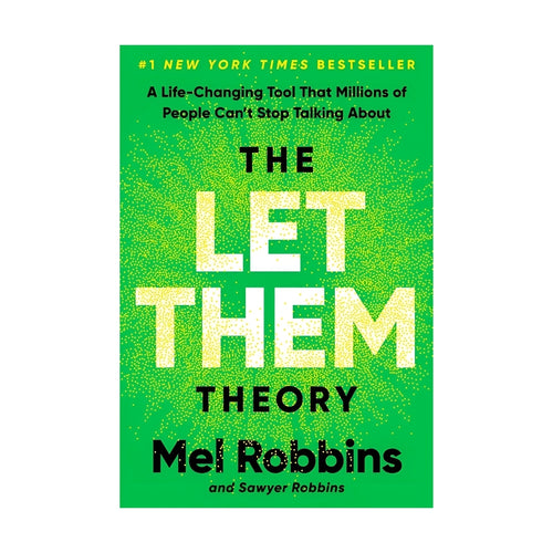 The Let Them Theory motivational poster for entrepreneurs, featuring bold text and a silhouette with a speech bubble saying ‘Let Them’