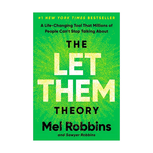 The Let Them Theory motivational poster for entrepreneurs, featuring bold text and a silhouette with a speech bubble saying ‘Let Them’